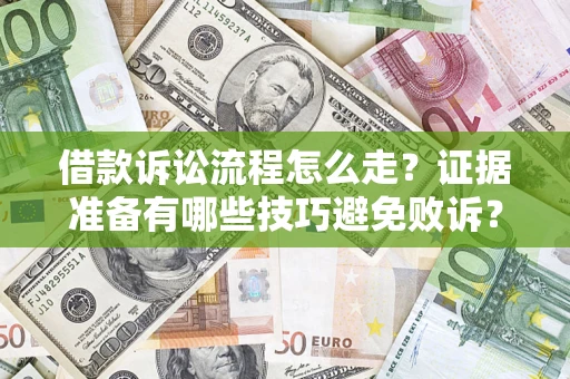 济南借款诉讼流程怎么走？证据准备有哪些技巧避免败诉？