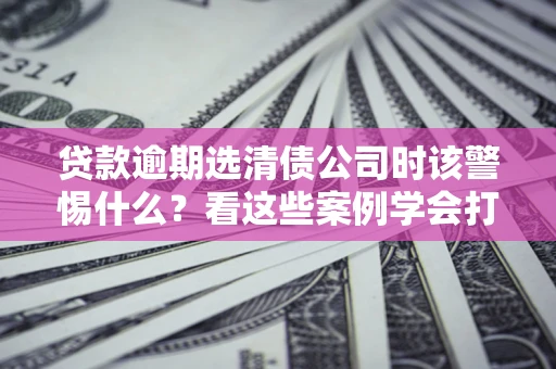 济南贷款逾期选清债公司时该警惕什么？看这些案例学会打翻身仗