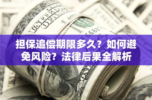 济南担保追偿期限多久？如何避免风险？法律后果全解析