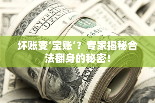 济南坏账变‘宝账’？专家揭秘合法翻身的秘密！
