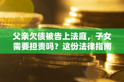 济南父亲欠债被告上法庭，子女需要担责吗？这份法律指南必须看完