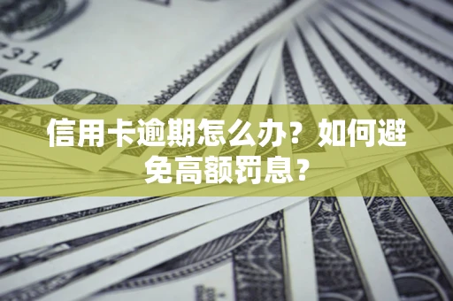 济南信用卡逾期怎么办？如何避免高额罚息？